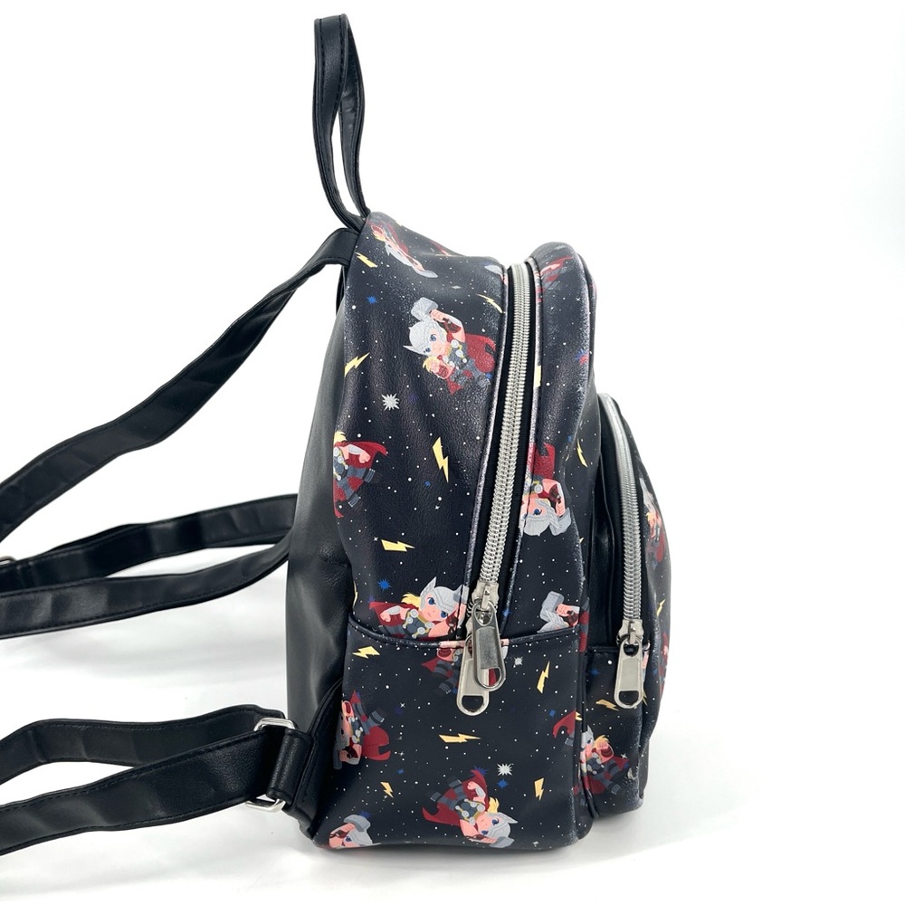 Loungefly Marvel Thor Chibi Galaxy Love and Thunder Mini Backpack - Picture 7 of 16